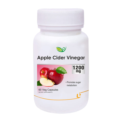 Biotrex Nutraceuticals Apple Cider Vinegar Capsules, 1200mg, 60 Count, Organic Dietary Supplement