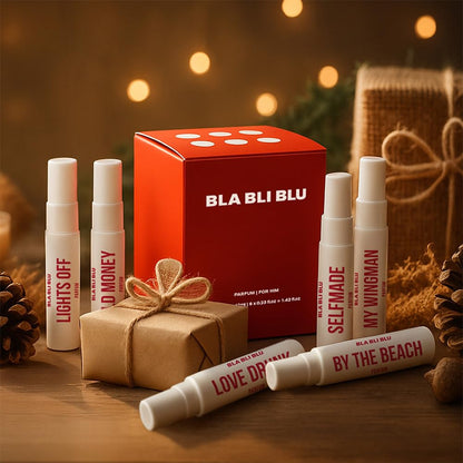 BLA BLI BLU IGNITION Travel Pocket Parfum Trial Set for Men, 25% Perfume Oil Concentration - front view (8)