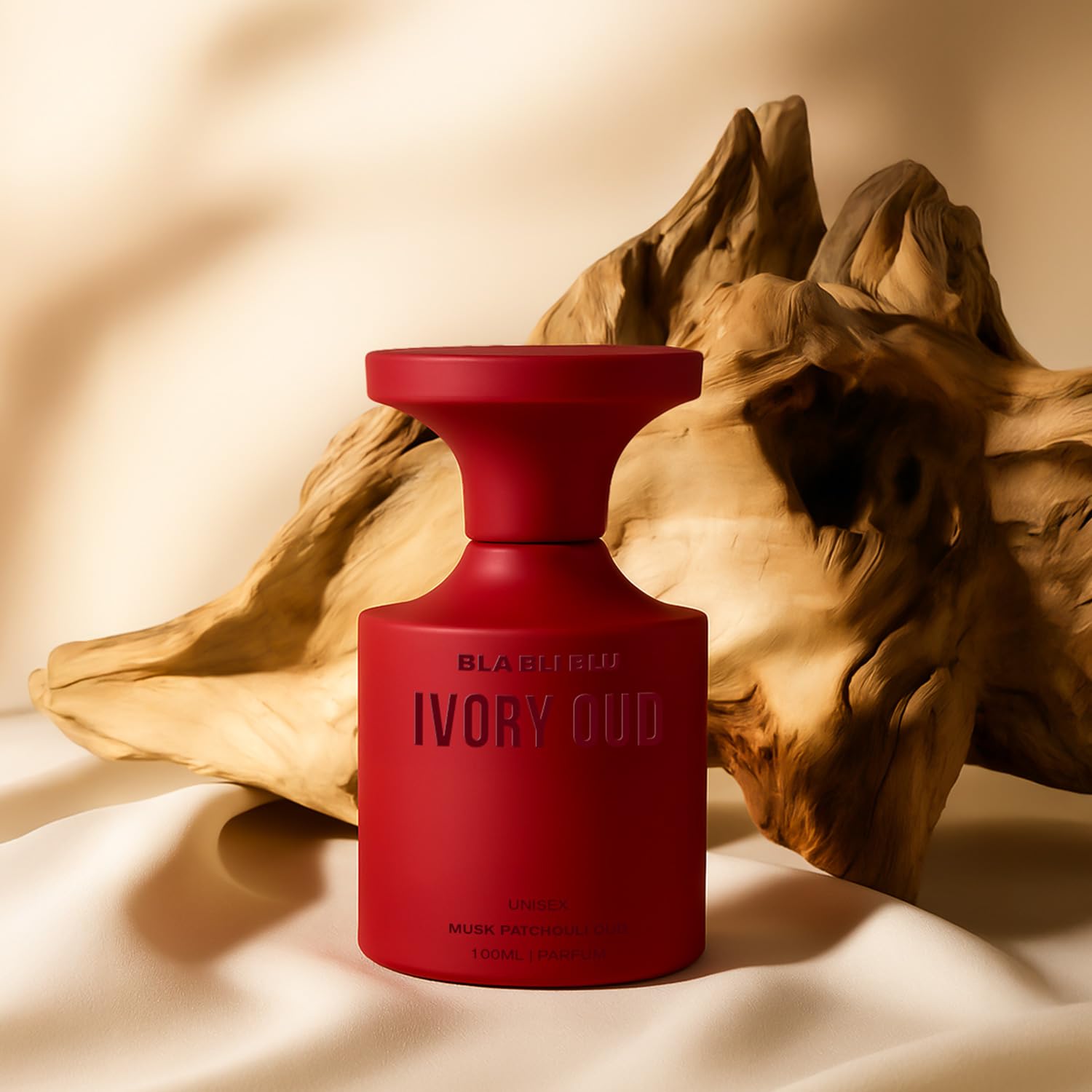 BLA BLI BLU Ivory Oud Unisex Parfum, 100ml with Oud, Patchouli and Spicy Notes, Long-Lasting Formula - back view