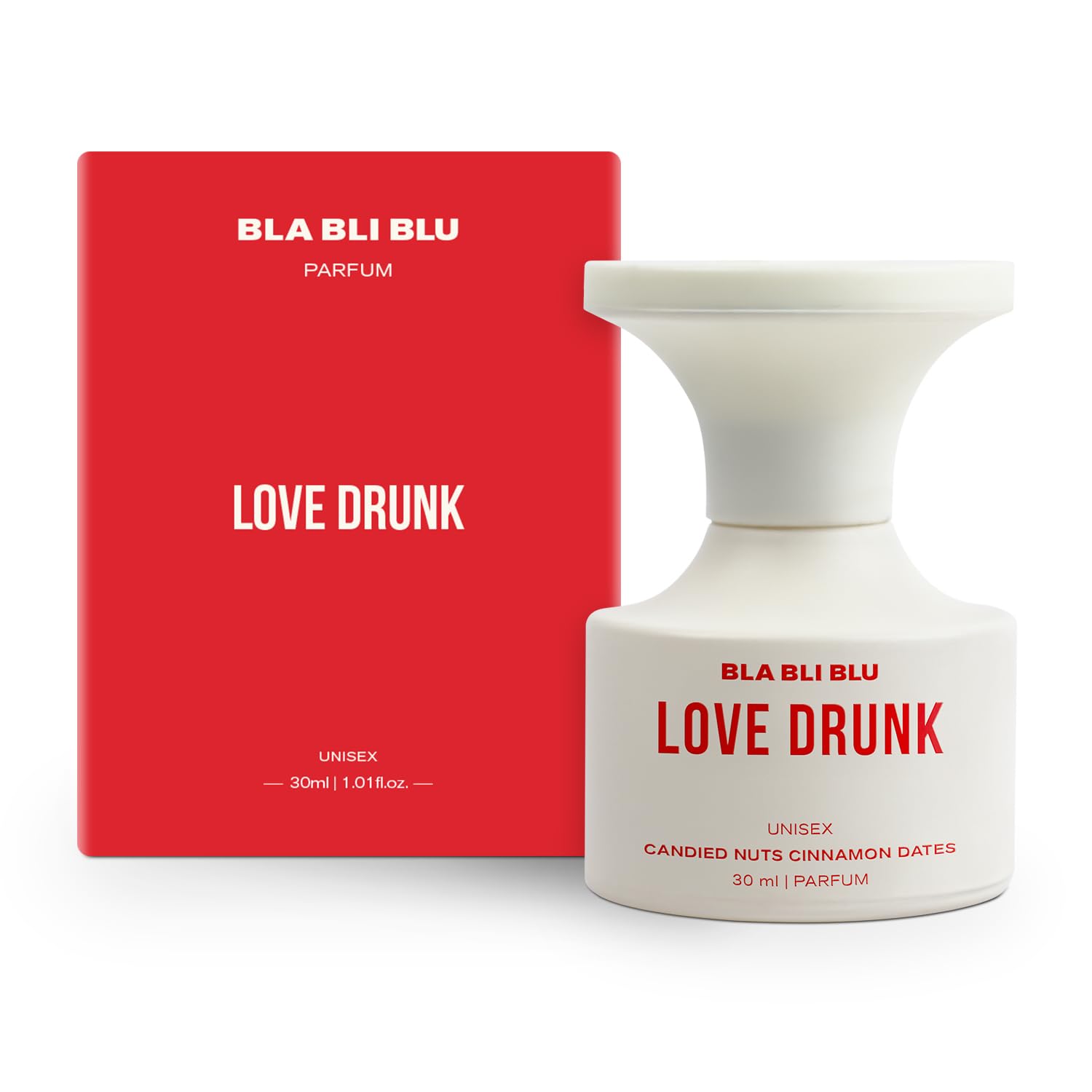 BLA BLI BLU Love Drunk Unisex Parfum 30ml Cinnamon Dates Nuts Notes