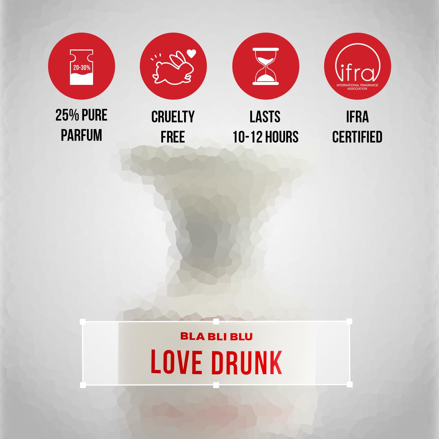 BLA BLI BLU Love Drunk Unisex Parfum 30ml Cinnamon Dates Nuts Notes - packaging