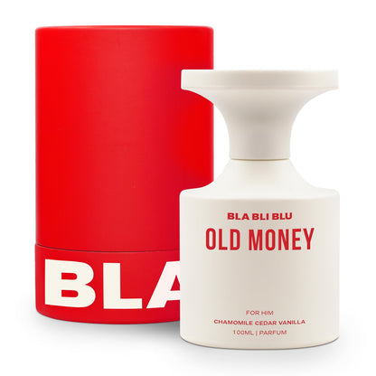 BLA BLI BLU Old Money Parfum for Men, 100ml, Cedar Vanilla Chamomile, 25% Oil Concentration