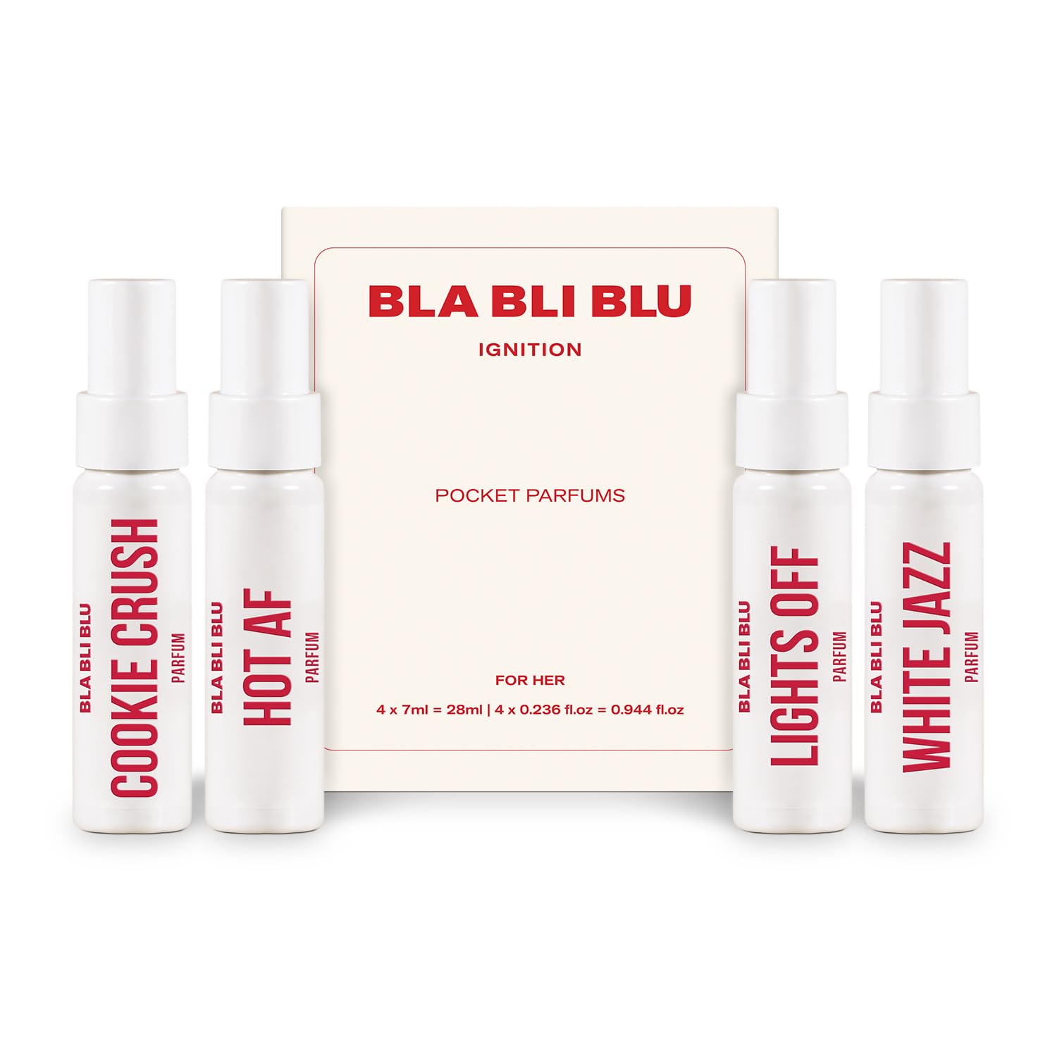 BLA BLI BLU Perfume Gift Set Mini Travel Trial Pack for Women, Eau de Parfum, 25% Perfume Oil, Citrus Floral Fresh Notes (9)