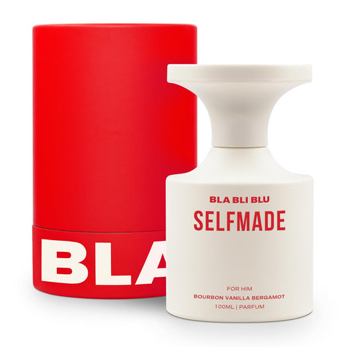 BLA BLI BLU Selfmade Perfume for Man, 100ml, Parfum with Bourbon Vanilla and Bergamot Notes