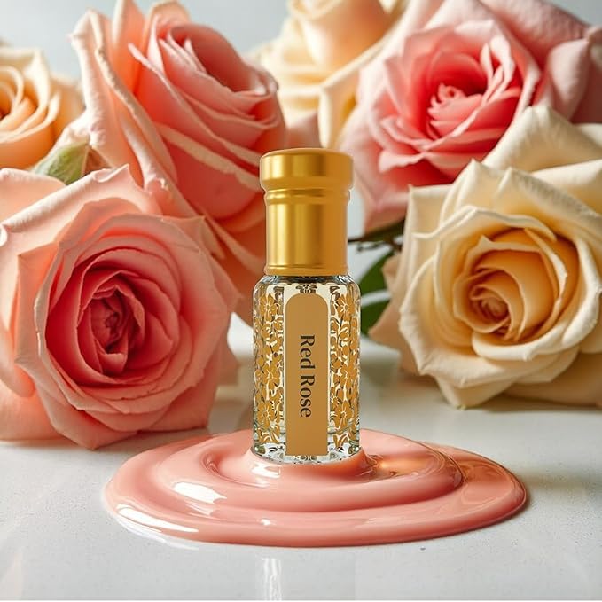 Bliss Blast Kannauj Attar Asli Gulab Rose Fragrance, 8ml Roll-on, Alcohol-free, Unisex, Gift Box - packaging