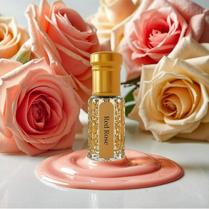 Bliss Blast Kannauj Attar Asli Gulab Rose Fragrance, 8ml Roll-on, Alcohol-free, Unisex, Gift Box - packaging