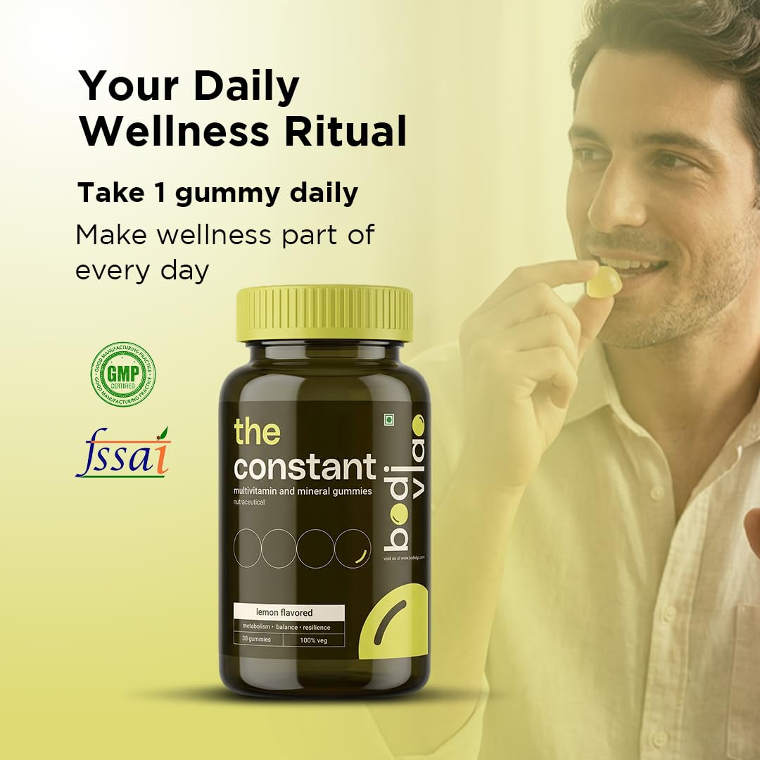 Bodivigo The Constant |Multivitamin & Mineral Gummies for For the Whole Family| Supports Metabolism, Balance & Resilience |Pl