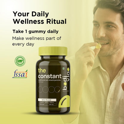 Bodivigo The Constant |Multivitamin & Mineral Gummies for For the Whole Family| Supports Metabolism, Balance & Resilience |Pl