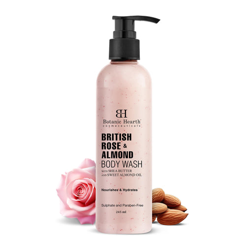 Botanic Hearth Body Wash Shower Gel, 245ml, Sulfate & Paraben Free, PETA Certified Cruelty-Free, Adult