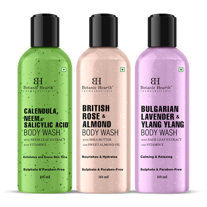 Botanic Hearth Body Wash Shower Gel, 245ml, Sulfate & Paraben Free, PETA Certified Cruelty-Free, Adult (16)