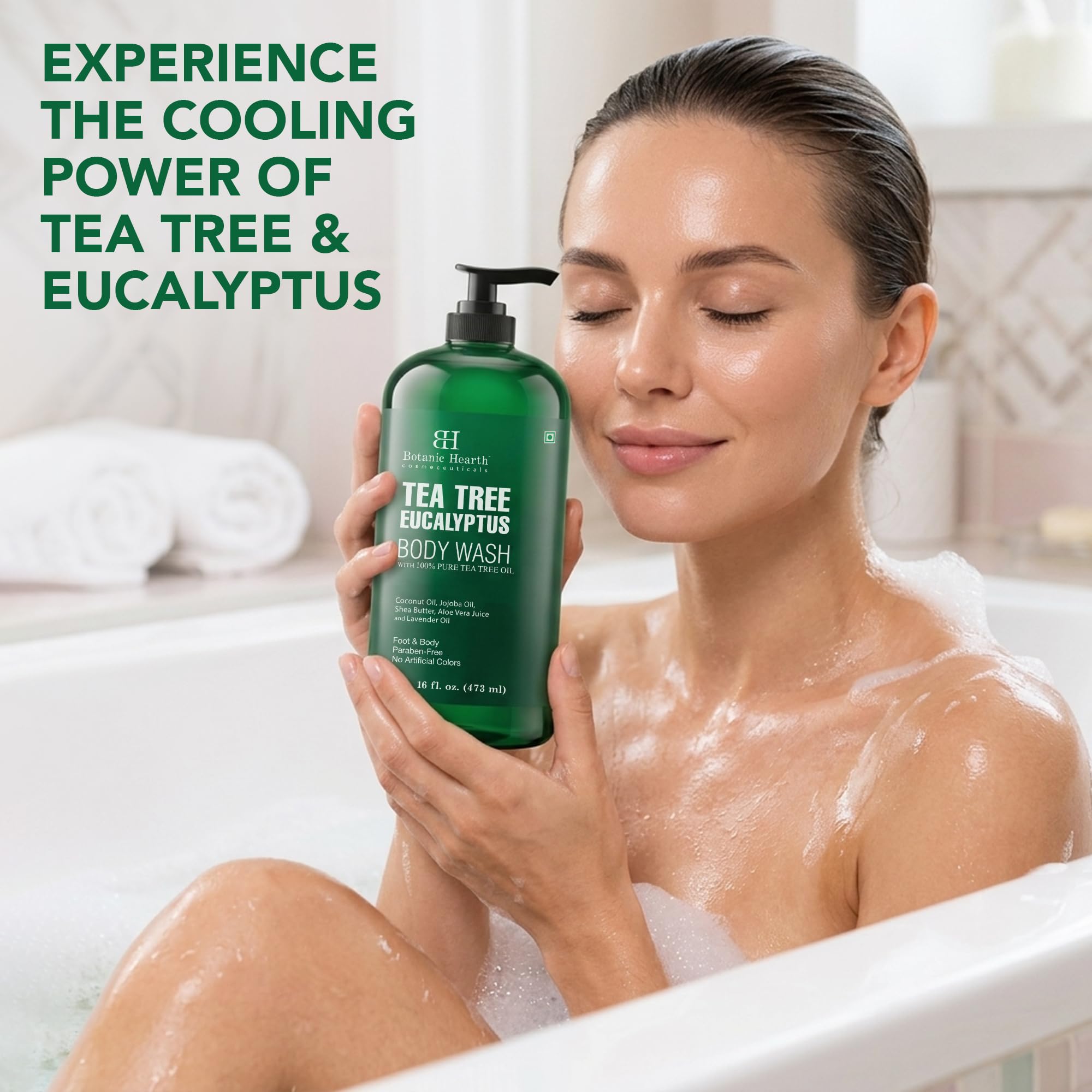 Botanic Hearth Body Wash Shower Gel, 245ml, Sulfate & Paraben Free, PETA Certified Cruelty-Free, Adult - in use (44)