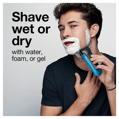 Braun 310s Series 3010s Rechargeable Electric Foil Shaver for Men, Blue - ingredients panel