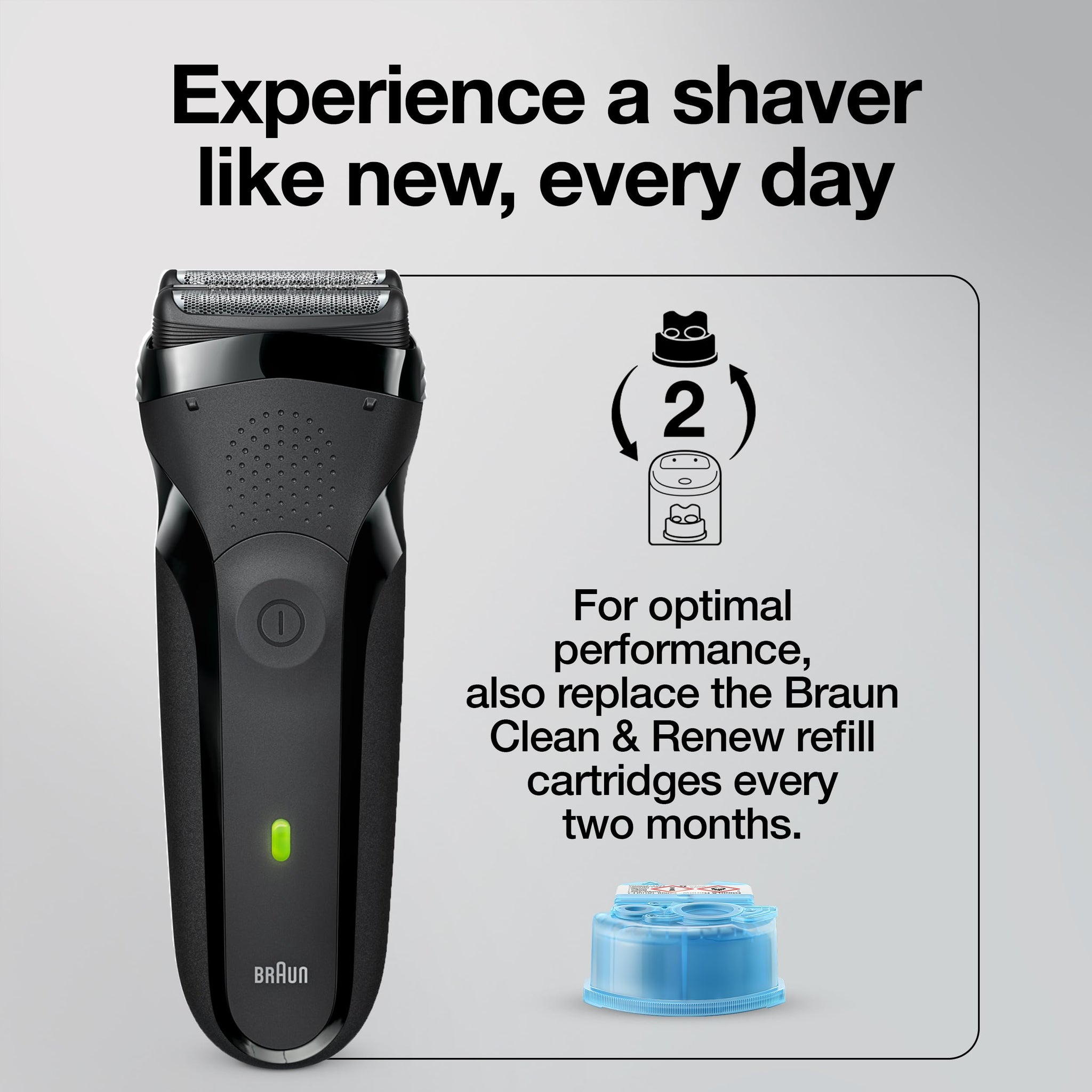 Braun 32S Series 3 Replacement Head Cassette, 1 Count, Electric Shaver Accessory - ingredients panel