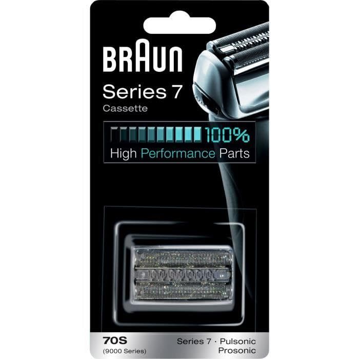 Braun 70S Replacement Head (Black) for Series 7 Pulsonic 9000 Electric Shaver - 1 Pack - ingredients panel