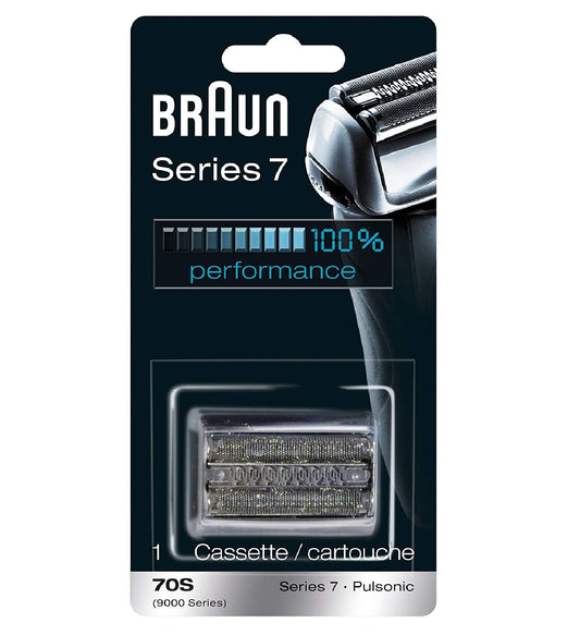 Braun 70S Replacement Shaver Head, Silver, Fits Series 1 Models 730-750cc