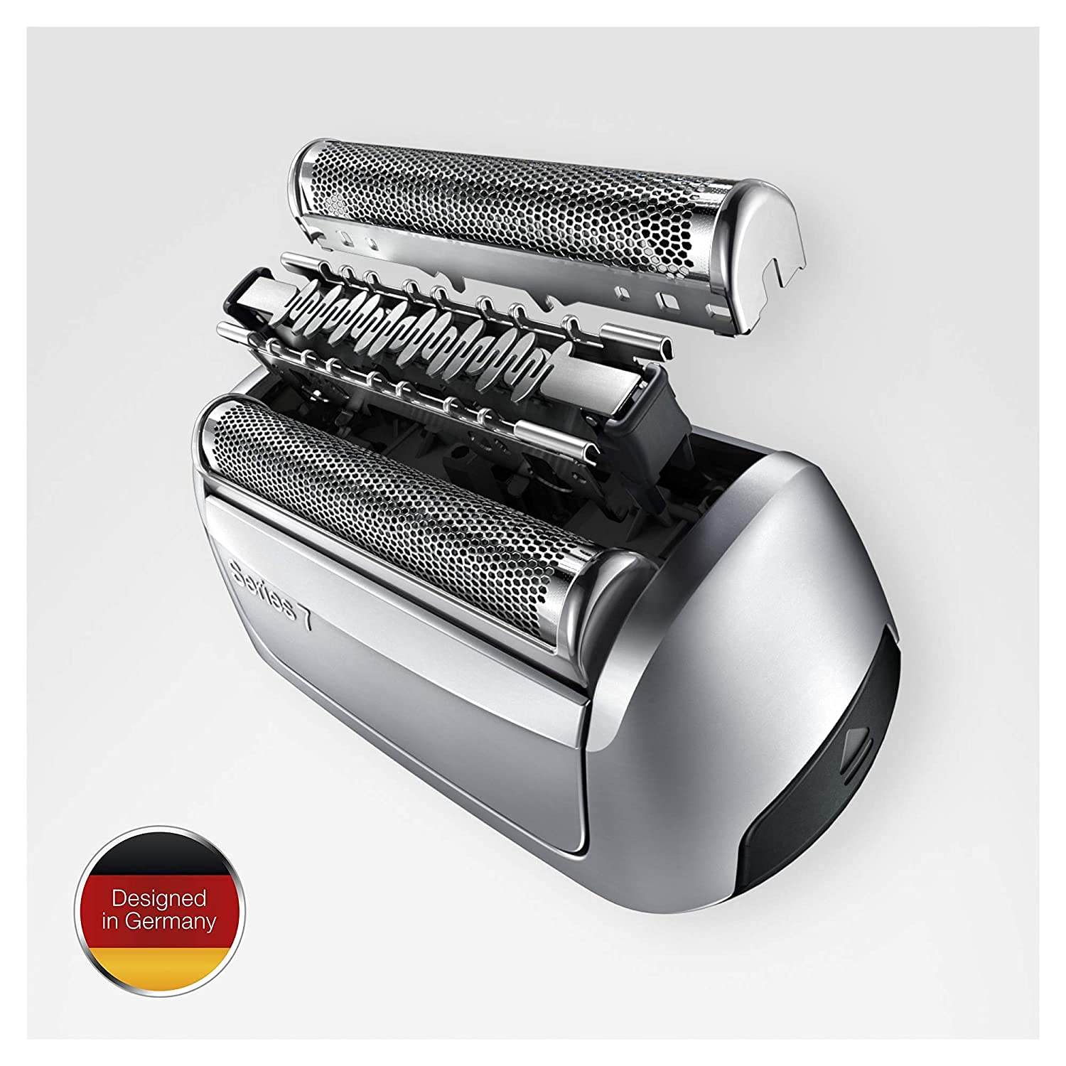 Braun 70S Replacement Shaver Head, Silver, Fits Series 1 Models 730-750cc - close-up detail
