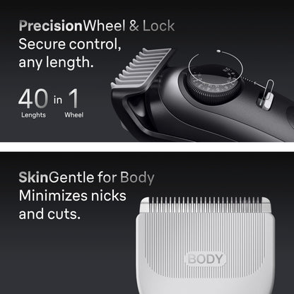 Braun All-in-One Men's Shaving Set Series 9 Pro 9535, Beard Trimmer, Hair Clipper, Body Groomer, Waterproof - label detail