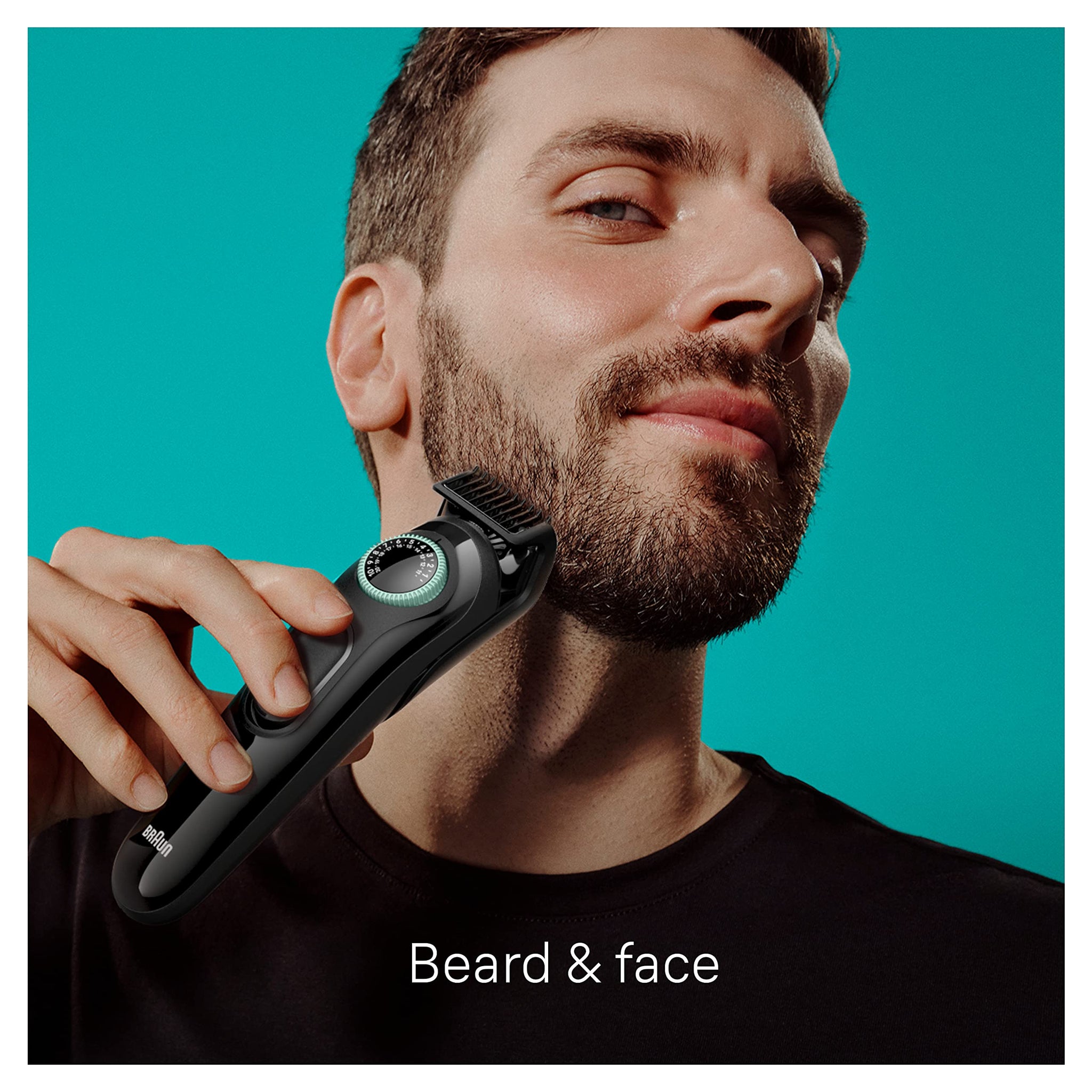 Braun All-in-One Style Kit Series 3 3430, 3-in-1 Trimmer for Men with Beard, Ear & Nose, Hair Clippers, 20 Length Settings, W