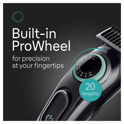 Braun All-in-One Style Kit Series 3 3430, 3-in-1 Trimmer for Men with Beard, Ear & Nose, Hair Clippers, 20 Length Settings, W
