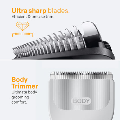 Braun All-In-One Style Kit Series 5 5490 9-In-1 Trimmer for Men, Battery Powered, 40 Length Settings, Waterproof - packaging