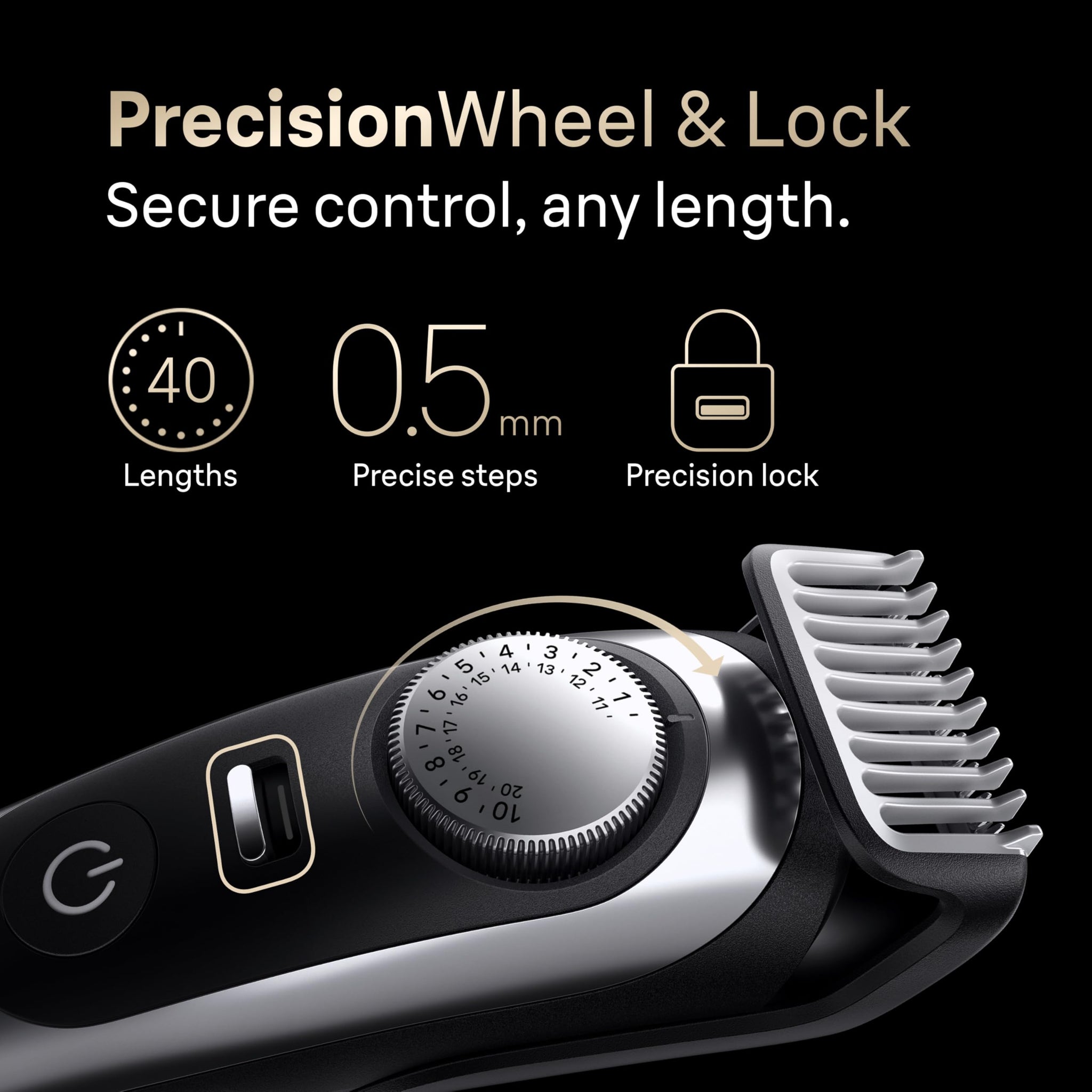 Braun All-In-One Style Kit Series 9 9440, 13-In-1 Trimmer for Men, 40 Length Settings, Beard and Body Trimmer - front view