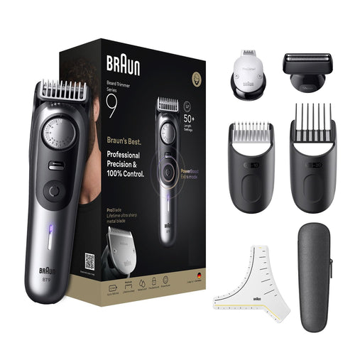 Braun All-in-One Trimmer for Men, Cordless, Waterproof, 50+ Length Settings, 8-in-1 Beard Trimmer with Case