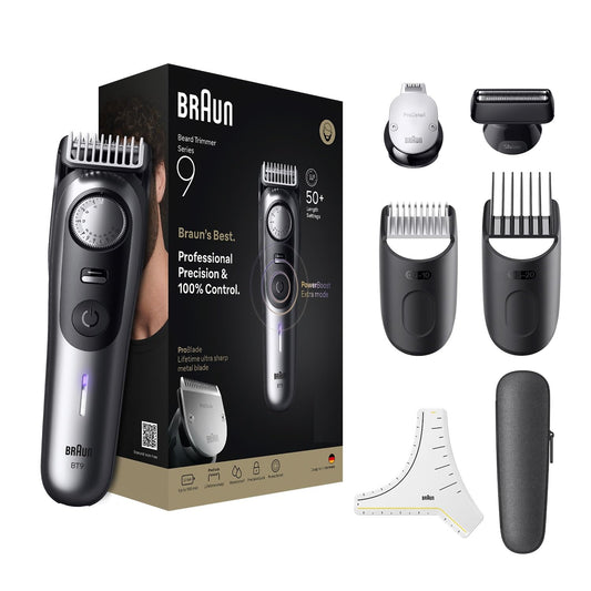 Braun All-in-One Trimmer for Men, Cordless, Waterproof, 50+ Length Settings, 8-in-1 Beard Trimmer with Case