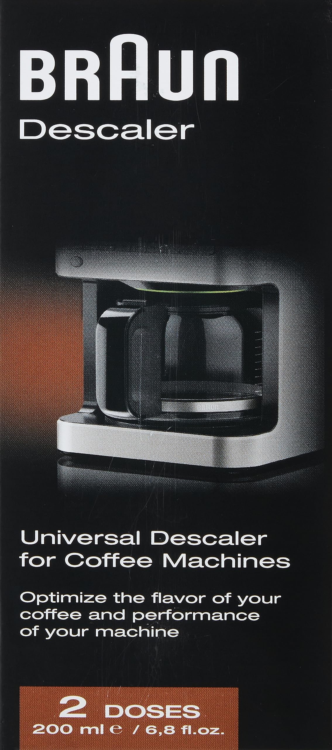 Braun BRSC013 Descaling Solution, 6.8 Fl Oz, Pack of 1 - label detail