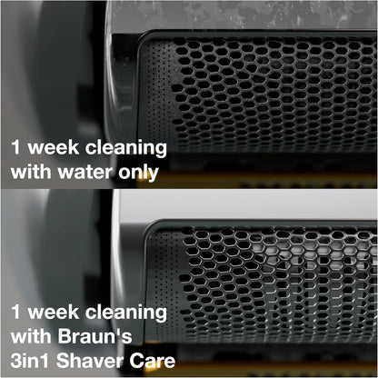 Braun CCR5+1 Clean & Renew Cleaning Cartridge, 6 Piece, Electric Shaver Cartridges - back view