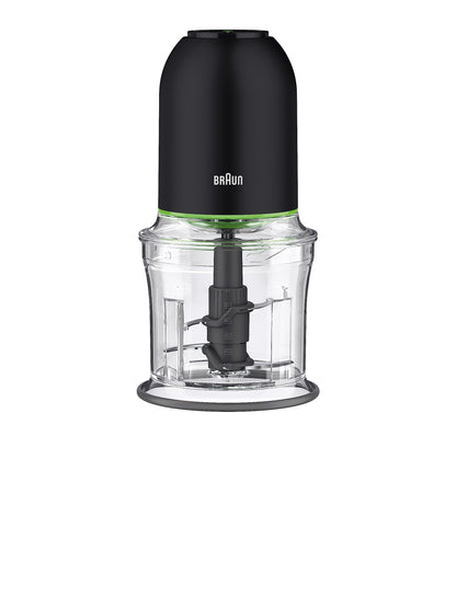 Braun CH3012BK EasyPrep Mini Food Processor, 4 Cup, Black, QuadBlade Technology, Two Speed Settings