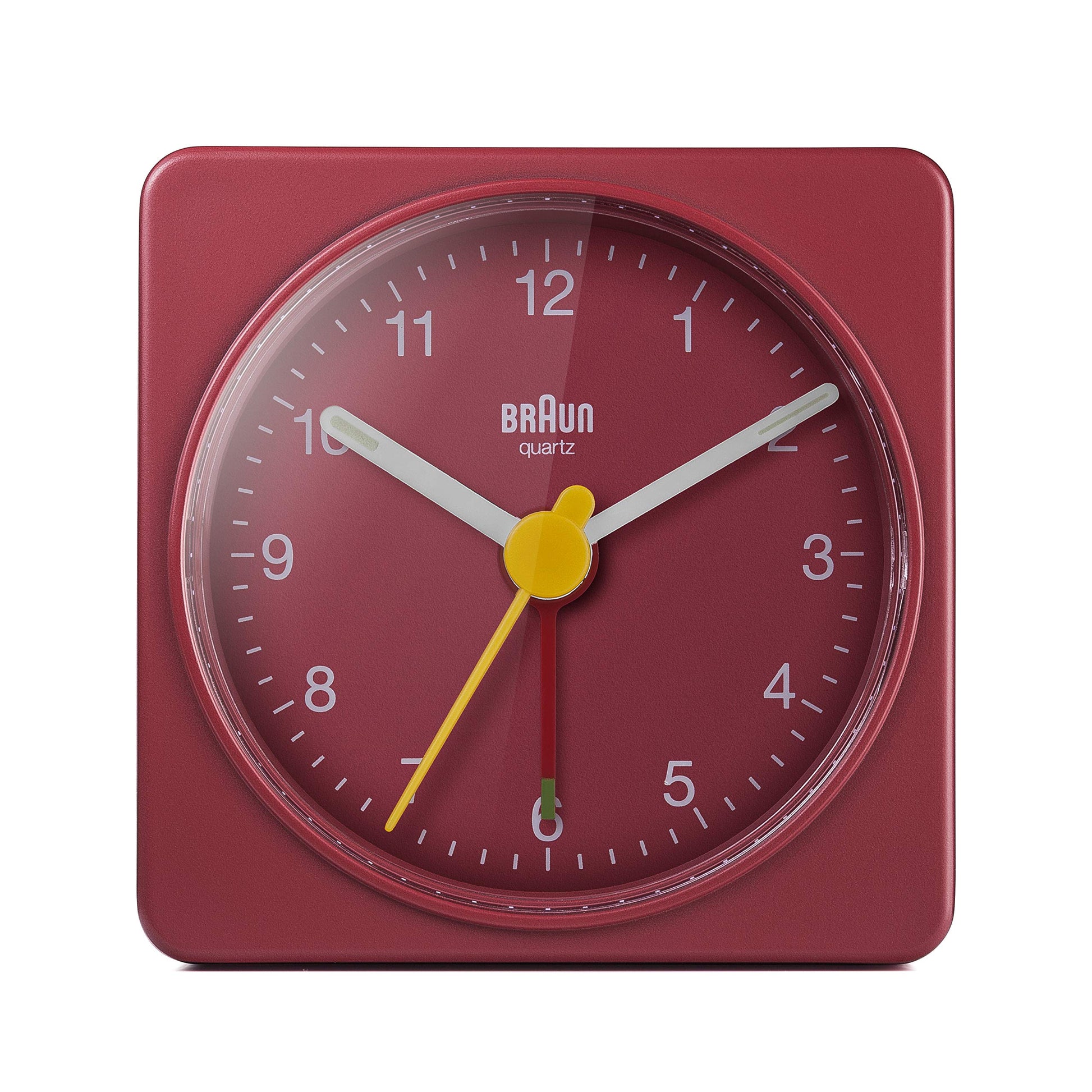 Braun Classic Analogue Travel Alarm Clock - Quiet Quartz Movement, Compact Size, with Snooze and Light Function (7)