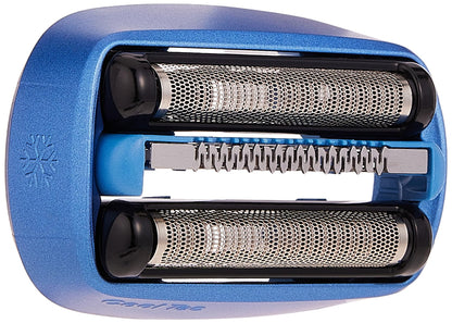 Braun CoolTech 40B Replacement Foil & Cutter Block for CoolTec Shavers, Blue, Compatible with CT2CC, CT2S, CT4CC, CT5CC - fro