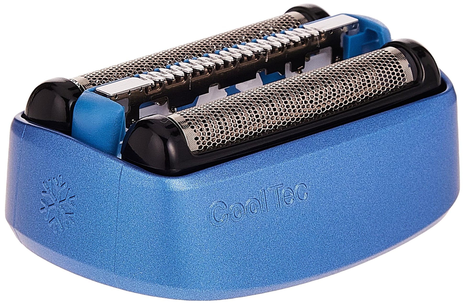 Braun CoolTech 40B Replacement Foil & Cutter Block for CoolTec Shavers, Blue, Compatible with CT2CC, CT2S, CT4CC, CT5CC - bac
