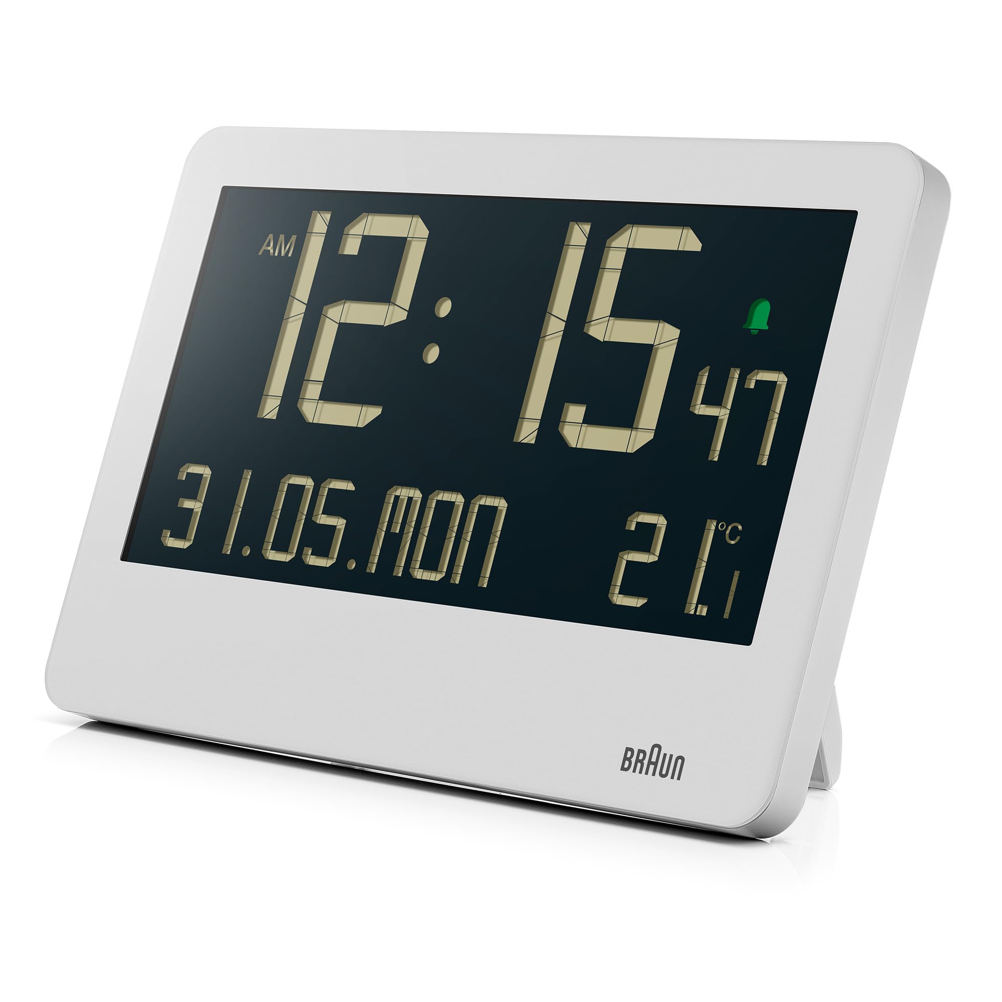 Braun Digital Alarm Clock BC14W - Large, 494g, Alarm Clocks - ingredients panel