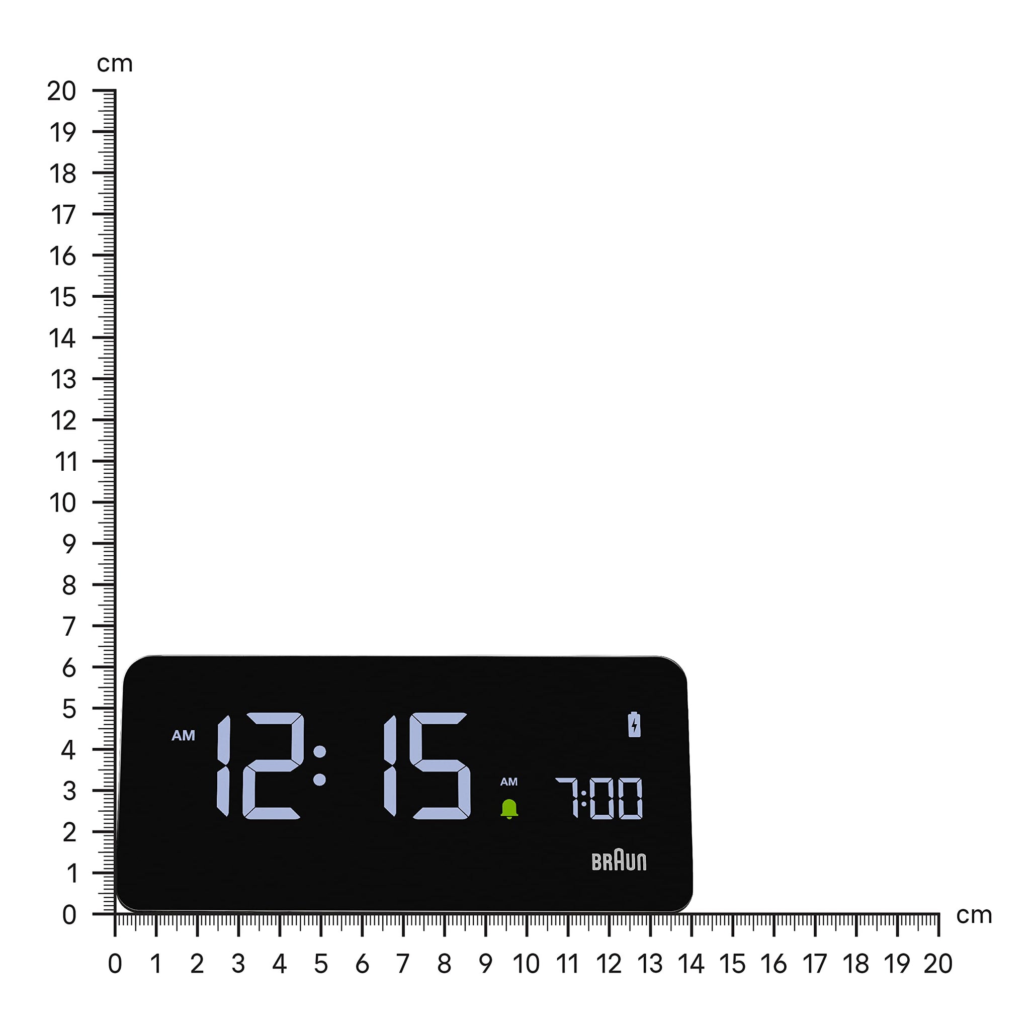 Braun Digital Alarm Clock with VA LCD Display and 10W Qi Wireless Charging Pad - in use (17)