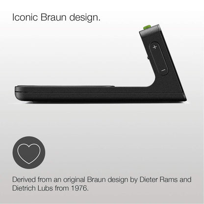 Braun Digital Alarm Clock with VA LCD Display and 10W Qi Wireless Charging Pad - packaging