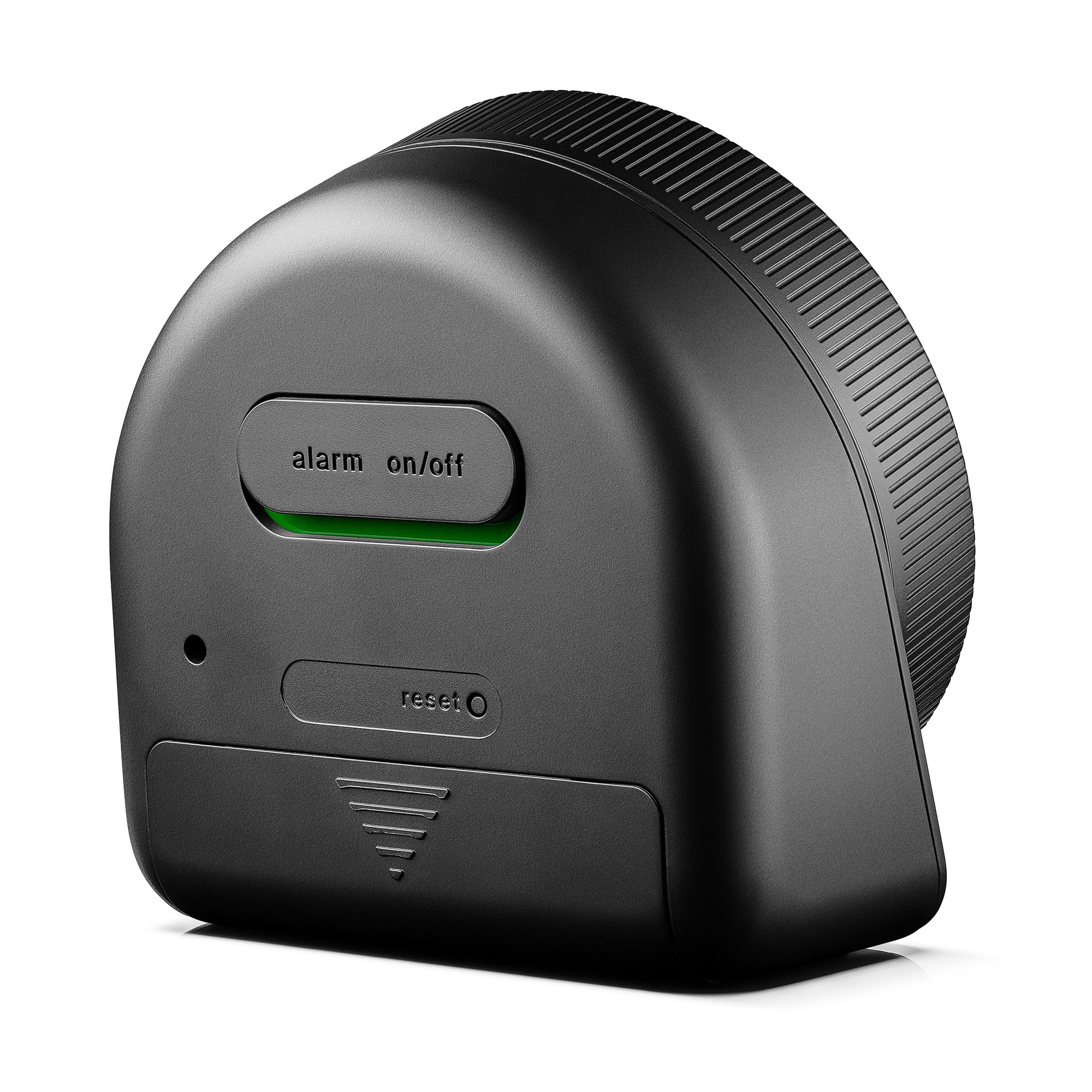 Braun Digital Plastic Alarm Clock with Snooze, Negative LCD Display, Rotating Bezel - close-up detail