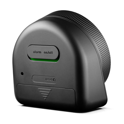 Braun Digital Plastic Alarm Clock with Snooze, Negative LCD Display, Rotating Bezel - close-up detail