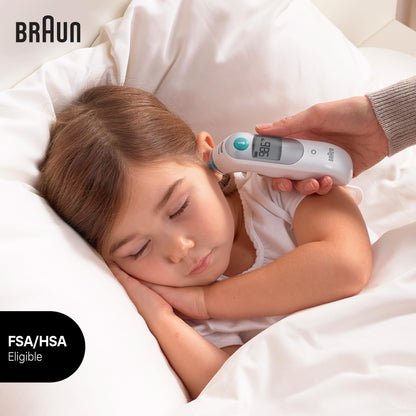 Braun Ear Thermometer, Digital, IRT6500US, with Pre-Warmed Tip and ExacTemp Positioning - packaging