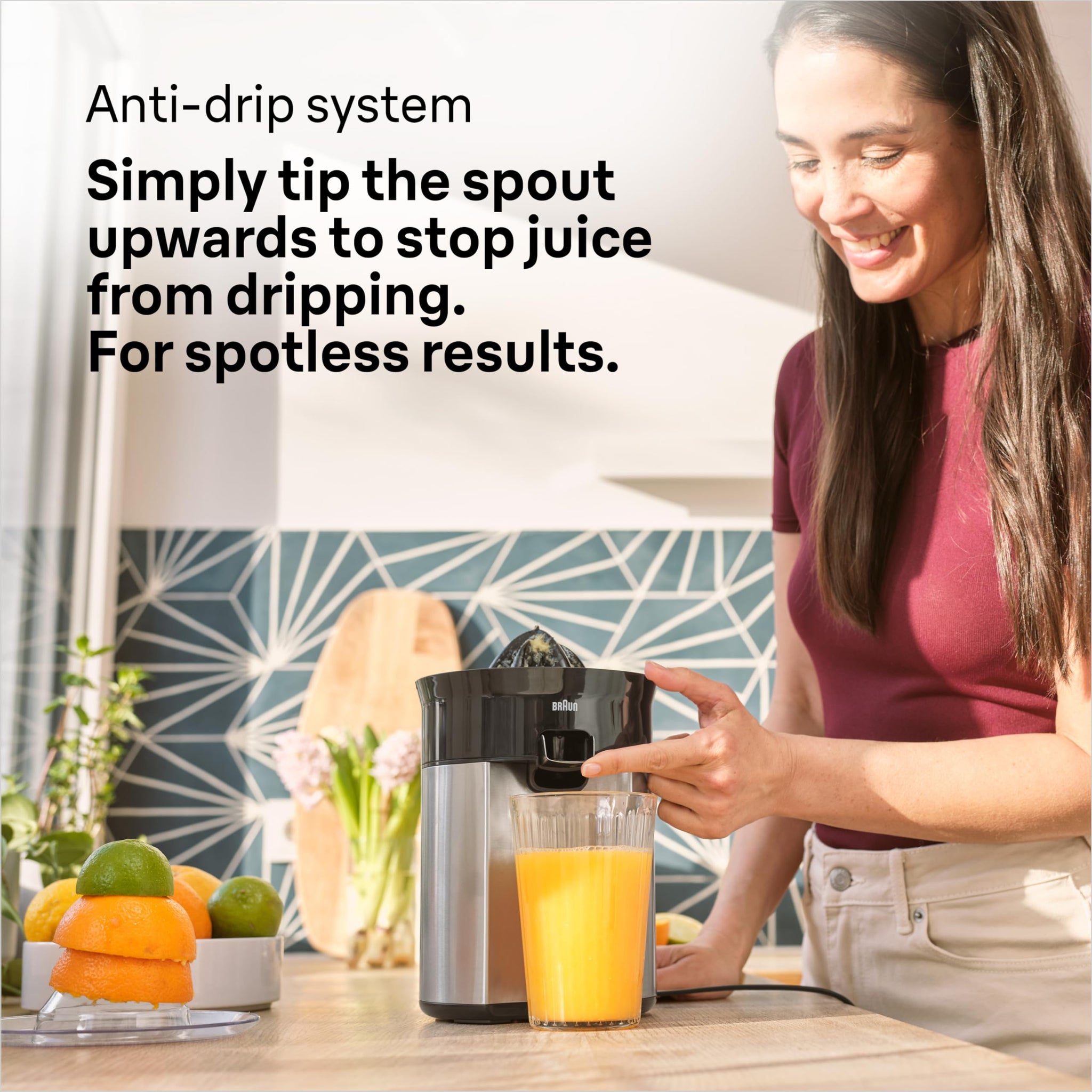Braun Electric Citrus Juicer, 20 Watt, Adjustable Pulp Control, Auto Start Stop, Dishwasher Safe - packaging (18)