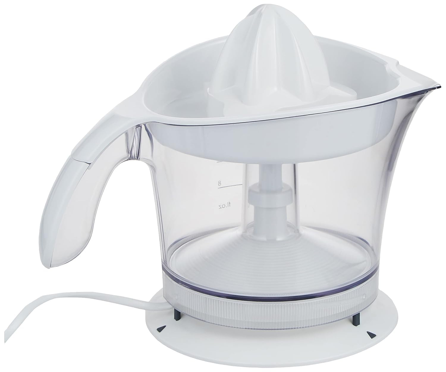 Braun Electric Citrus Juicer, 20 Watt, Adjustable Pulp Control, Auto Start Stop, Dishwasher Safe - front view (9)