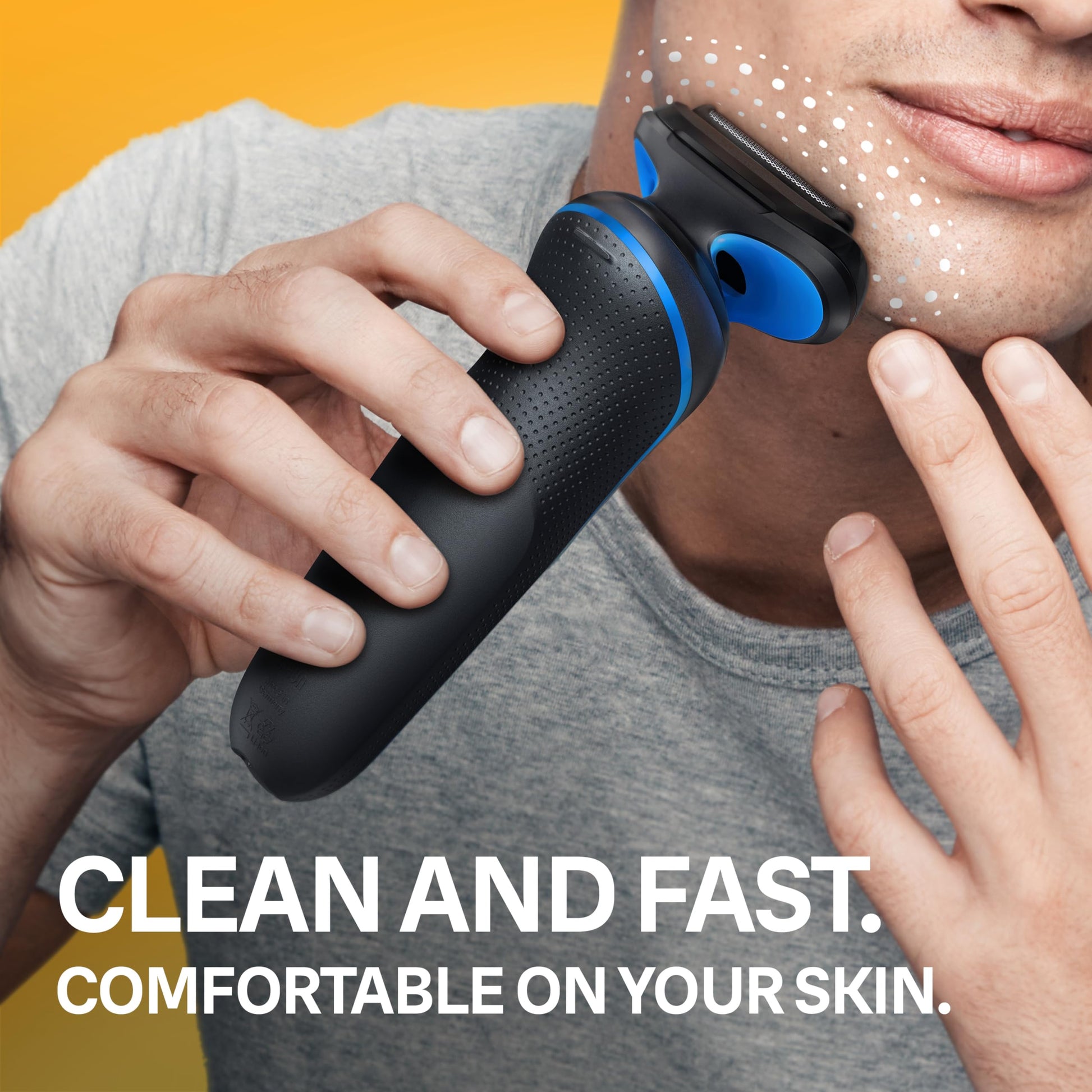 Braun Electric Shaver for Men, Series 5 5118s, Waterproof, Wet & Dry Shave, Turbo Shaving Mode, Foil Shaver with Precision Tr