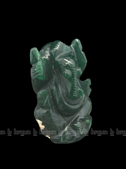 braun HOMES Crystal Ganesha Statue Figurine, 2-Inch, 200g, Natural Crystal, Home Decor Idol - packaging (13)