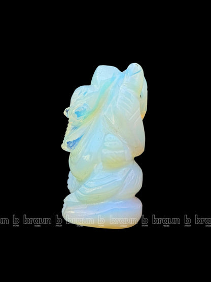 braun HOMES Crystal Ganesha Statue Figurine, 2-Inch, 200g, Natural Crystal, Home Decor Idol - ingredients panel (29)