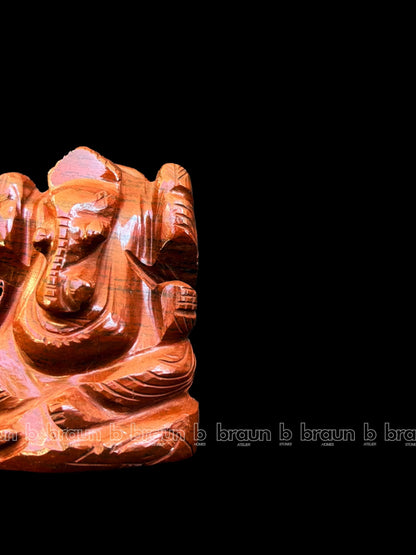 braun HOMES Crystal Ganesha Statue Figurine, 2-Inch, 200g, Natural Crystal, Home Decor Idol - close-up detail (39)