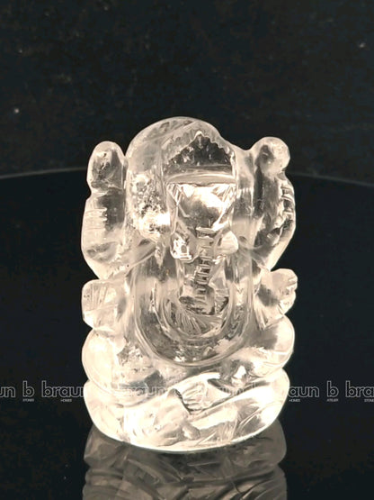 braun HOMES Crystal Ganesha Statue Figurine, 2-Inch, 200g, Natural Crystal, Home Decor Idol - ingredients panel