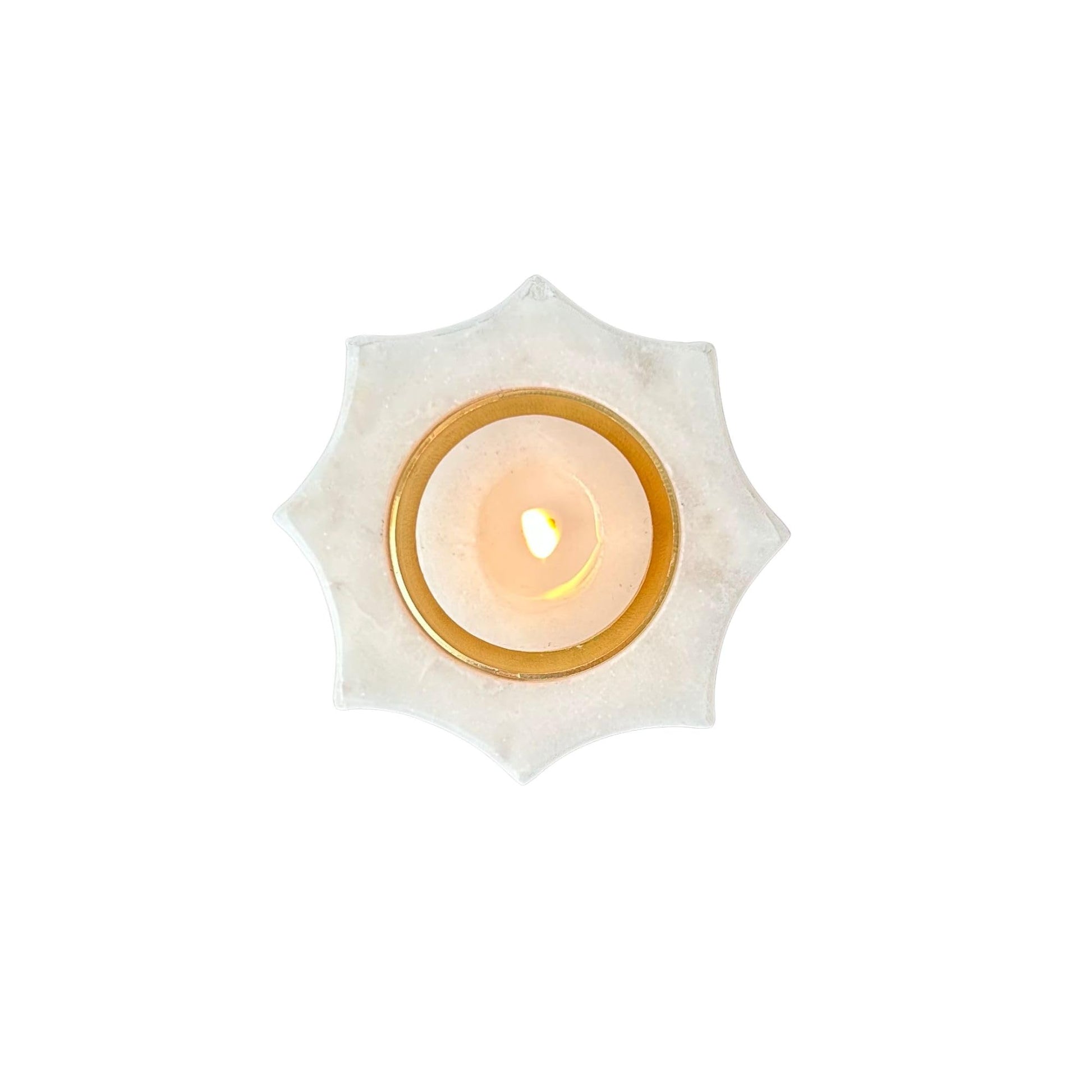 BRAUN HOMES Handcrafted Marble and Brass Diya for Diwali Gifting | Pooja Diya for Home Mandir Temple & Festival Diwali Decor 