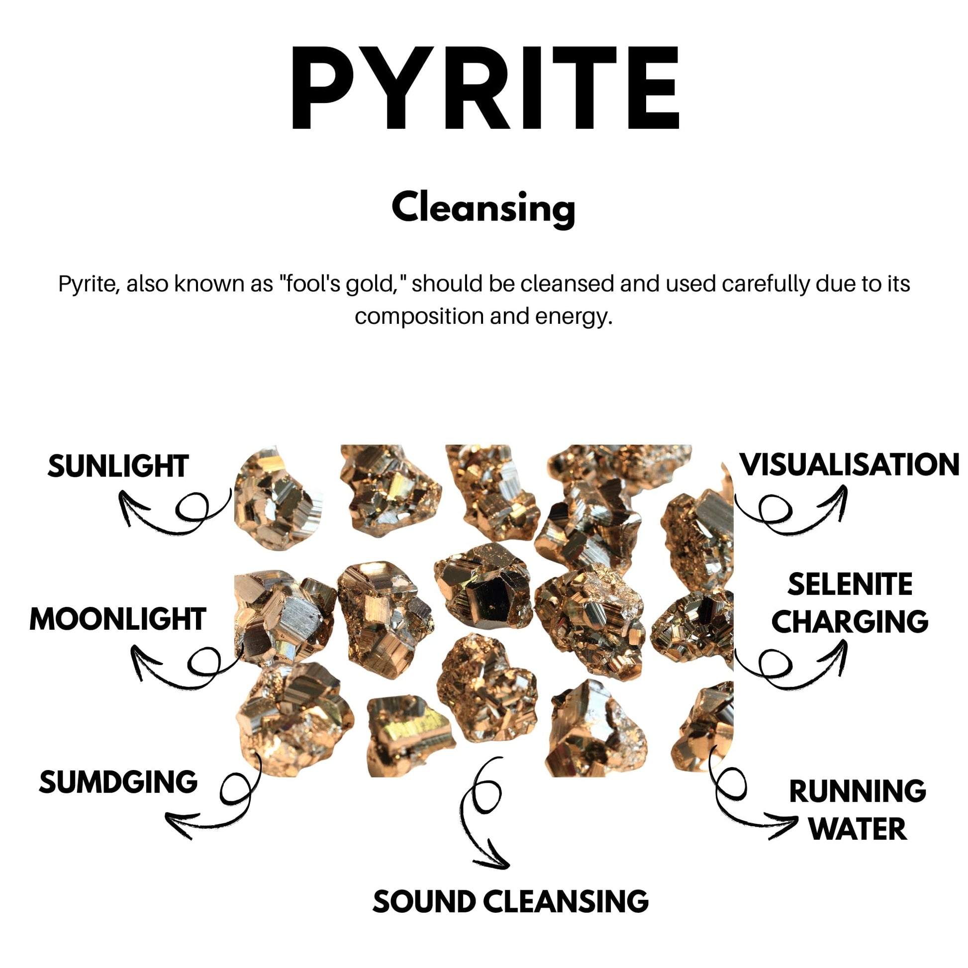 braun HOMES Pyrite Stone, Natural Fool's Gold Crystal, Decorative Stone for Home or Office Décor - size and scale (11)