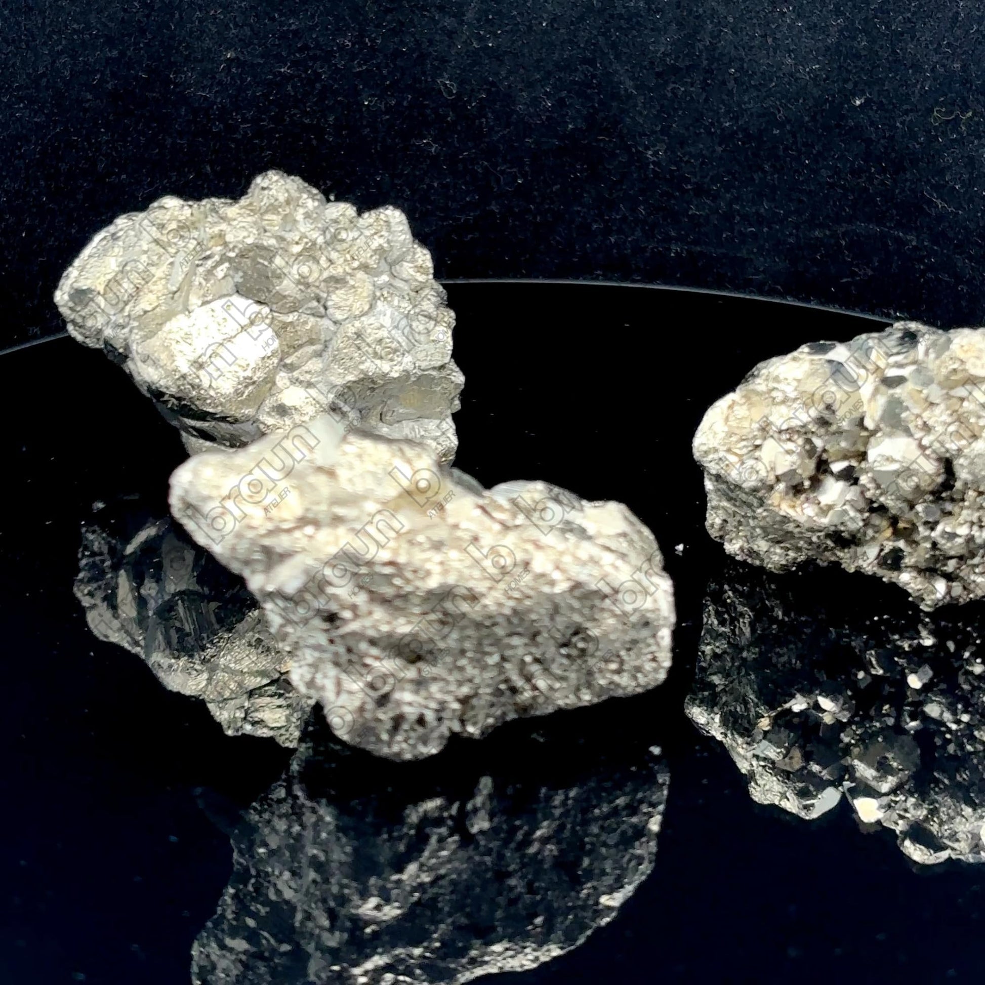 braun HOMES Pyrite Stone, Natural Fool's Gold Crystal, Decorative Stone for Home or Office Décor - packaging