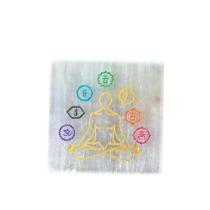 braun HOMES Selenite Charging Plate, 3 Inch, Natural Stone, Crystal Cleansing & Meditation Plate - packaging (14)